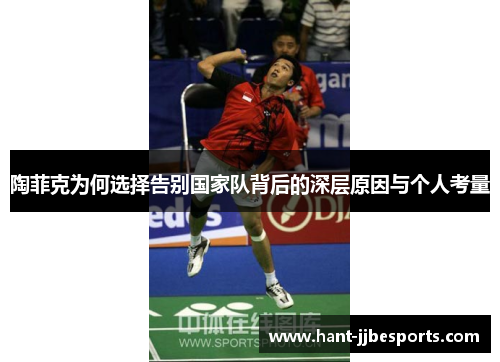 陶菲克为何选择告别国家队背后的深层原因与个人考量